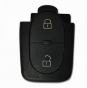 CARCASA MANDO REDONDO 2 BOTONES AUDI (PILA 2032) ⠀⠀⠀⠀⠀⠀⠀⠀⠀⠀⠀⠀⠀⠀⠀⠀⠀⠀⠀⠀⠀⠀⠀⠀⠀⠀