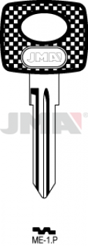 ME-1P LLAVE SEGURIDAD LATON CABEZAL PLASTIC