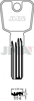 LLAVE DE SEGURIDAD LATON TIT-6